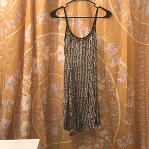 Aztec beaded mini dress